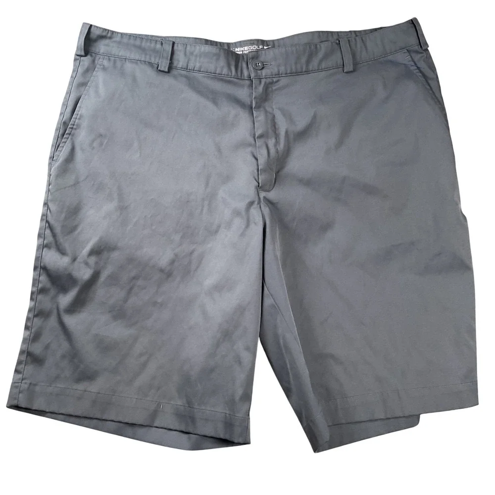 Nike Golf Shorts Mens 40 Gray Excellent Dri-FIT Tour Performance‎ Flat Front